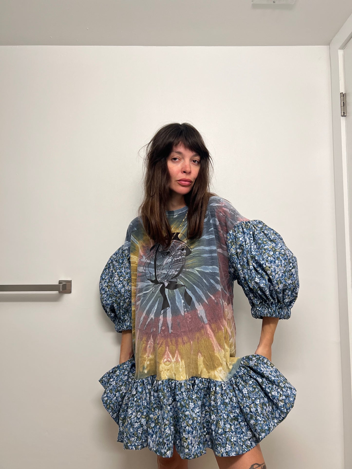 The sleep shirt dress in stoner loosey
