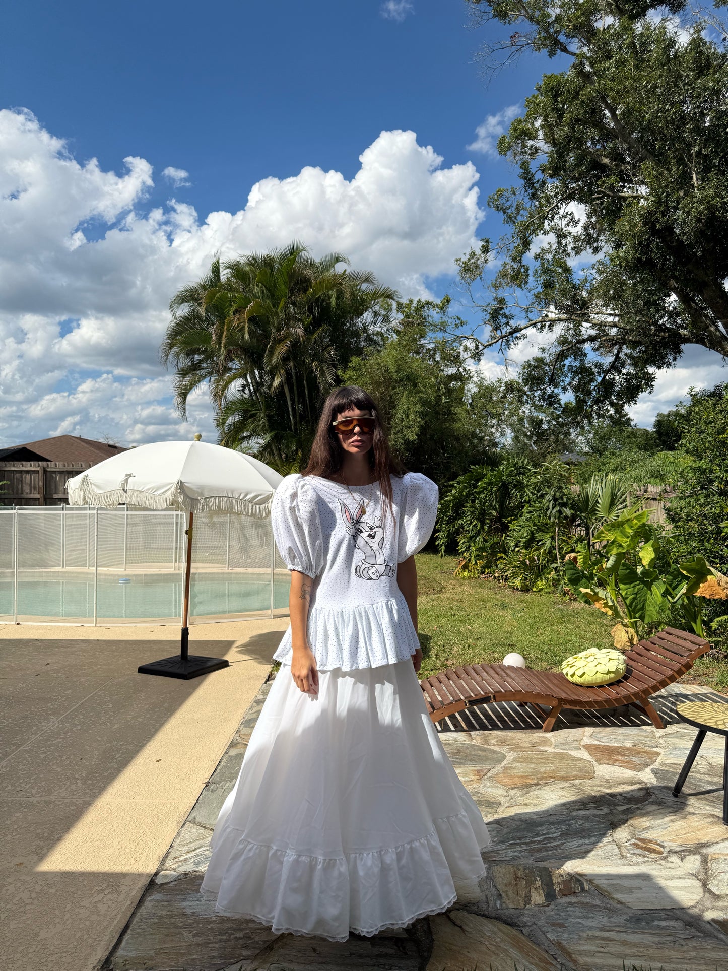 The Lilith top in cotton tail