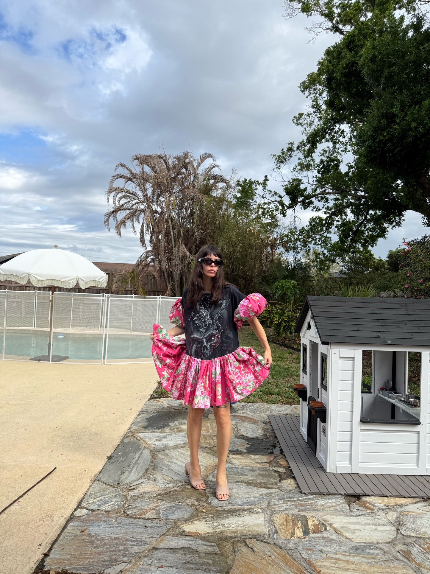 The sleep shirt dress 3.0 in dragon skull