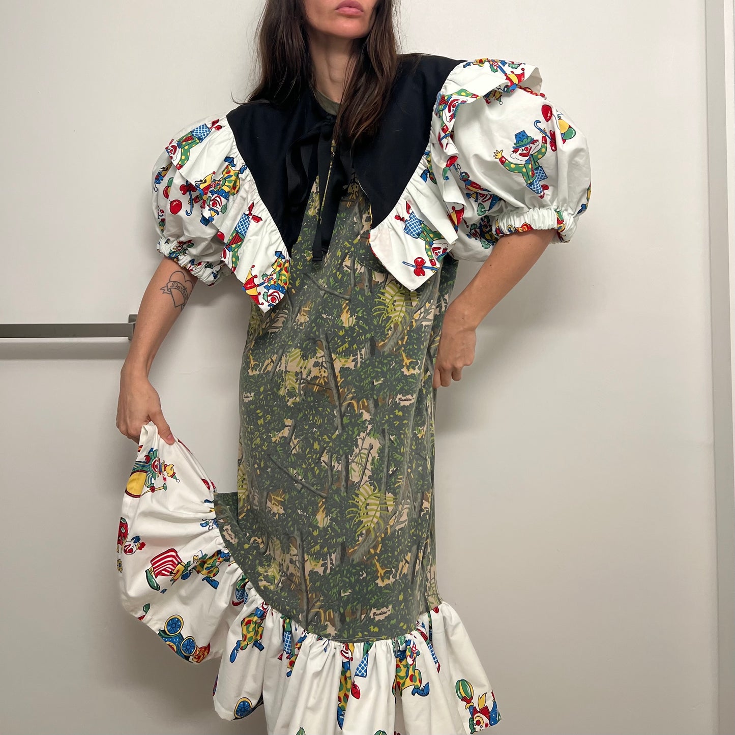 The sleep tshirt dress in evening camo