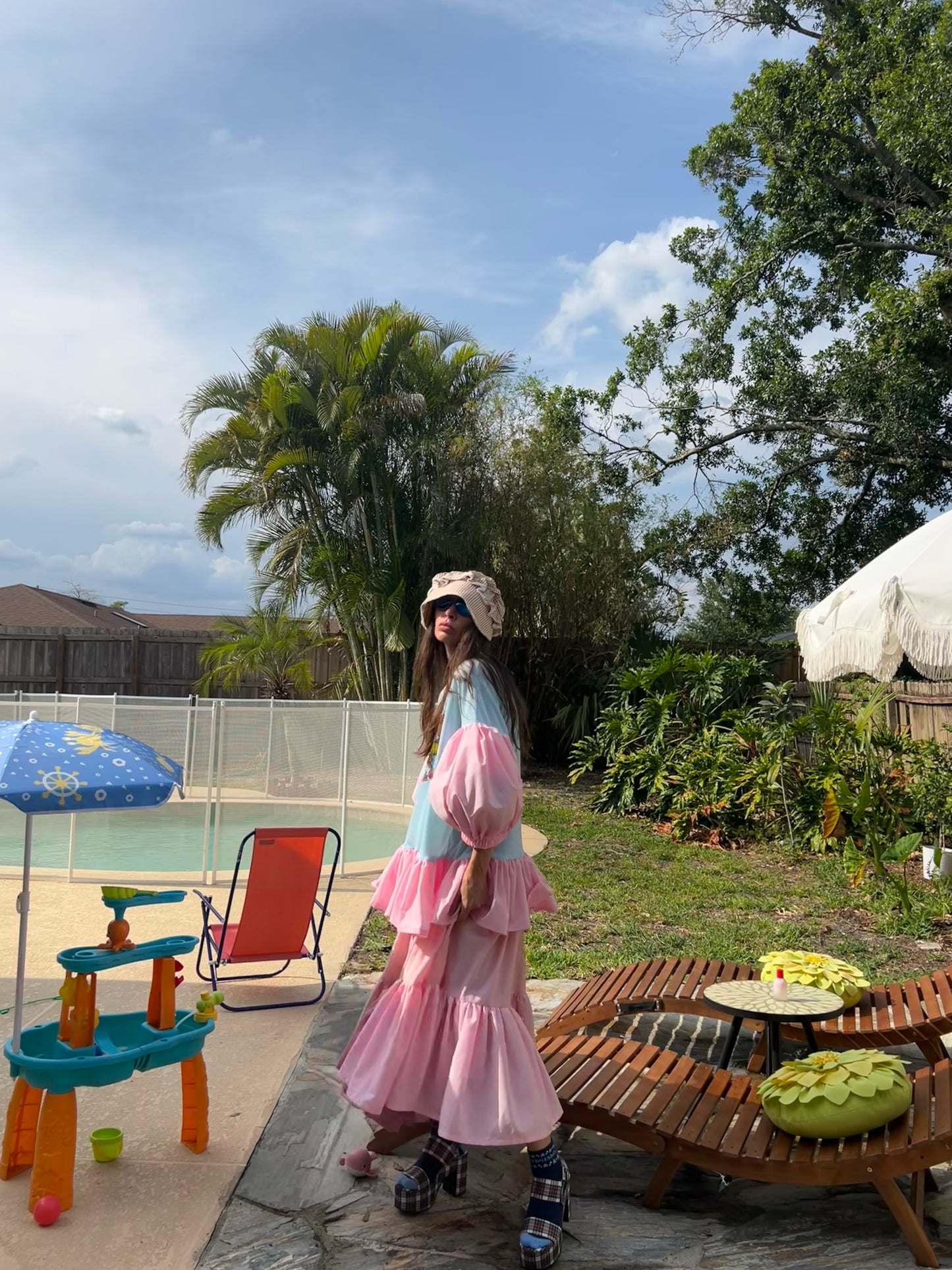 The sleep shirt dress in $hop