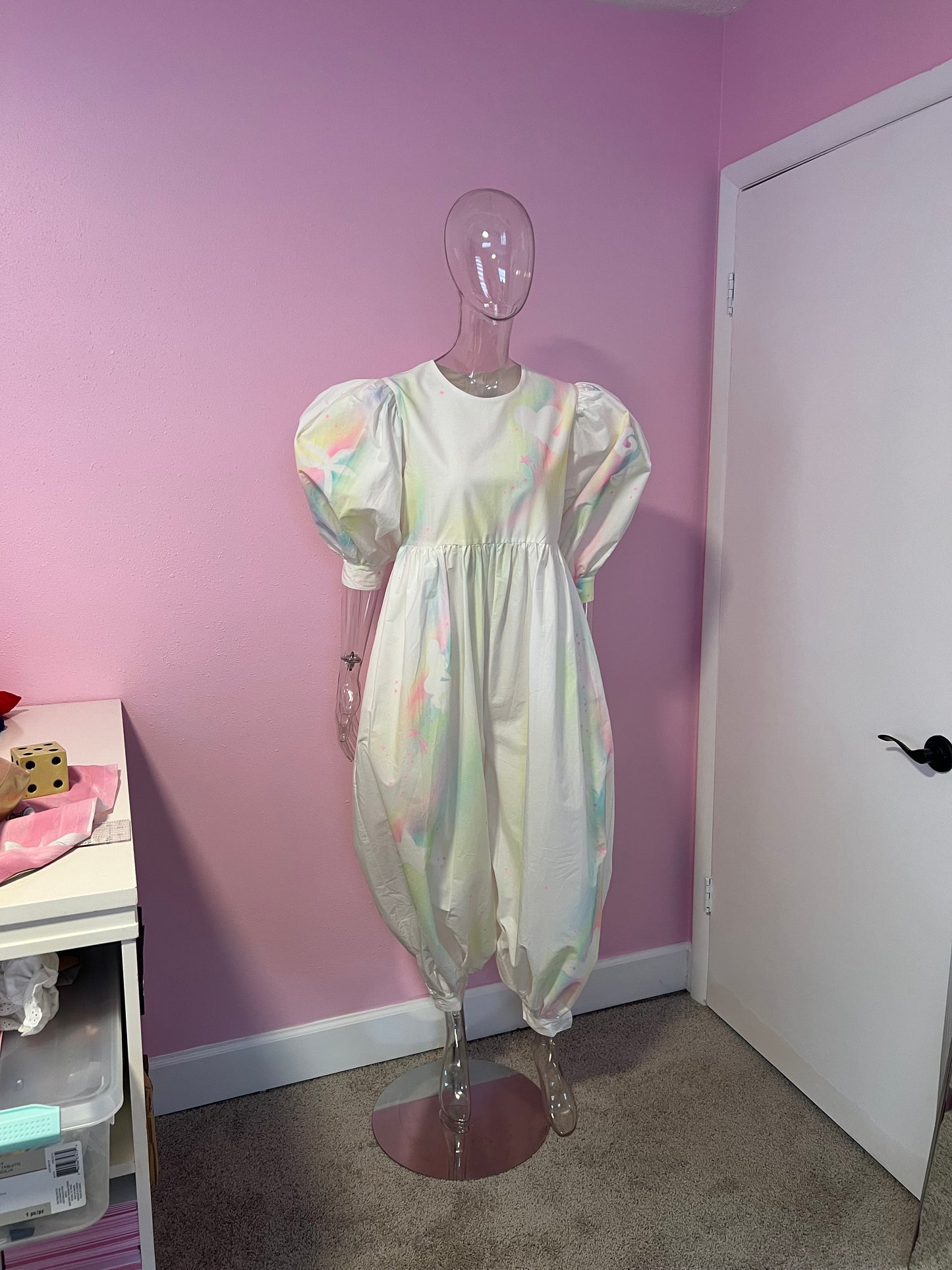 The amelia jumpsuit in face paint