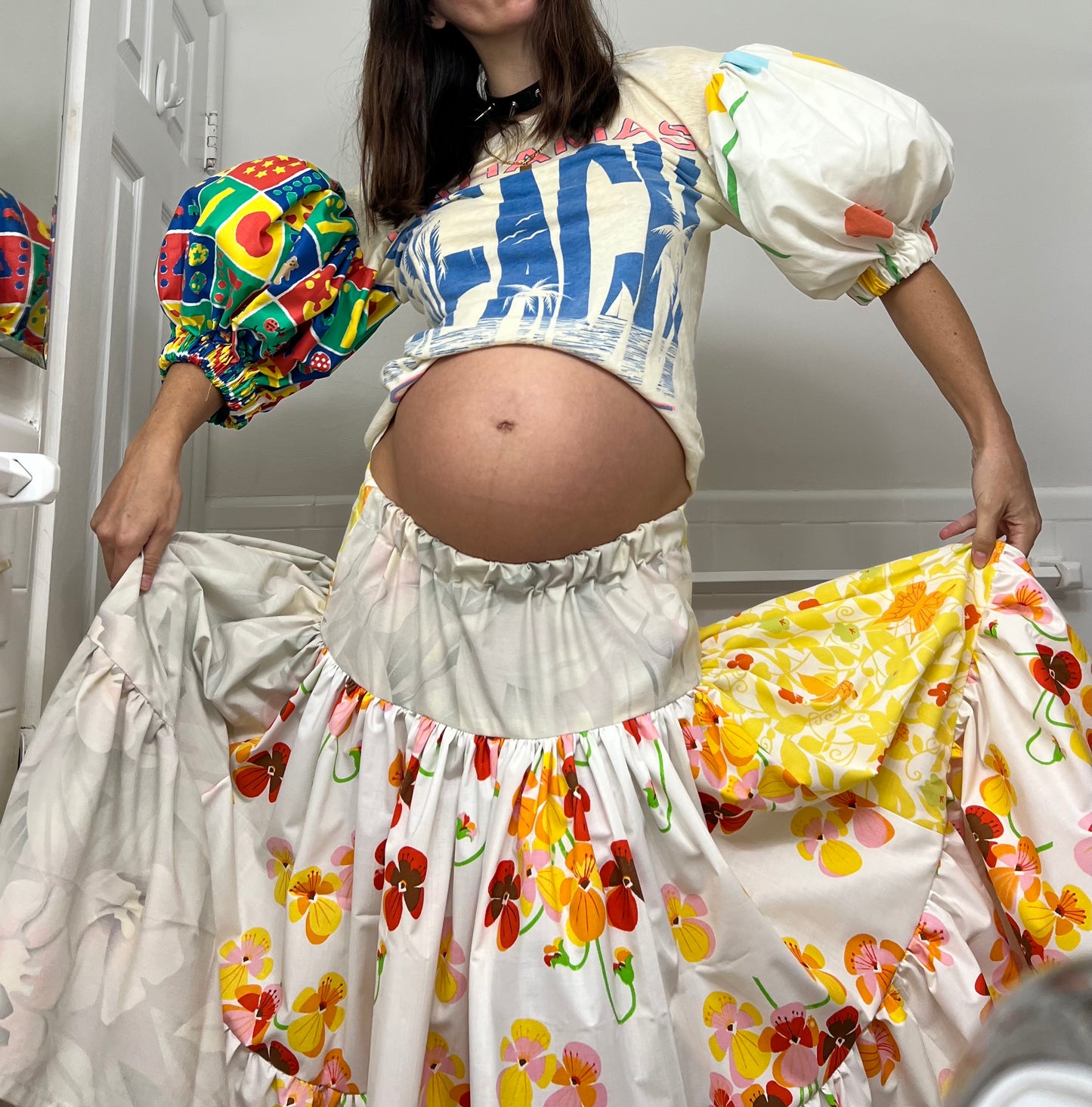 The Vivienne skirt in hi-chew