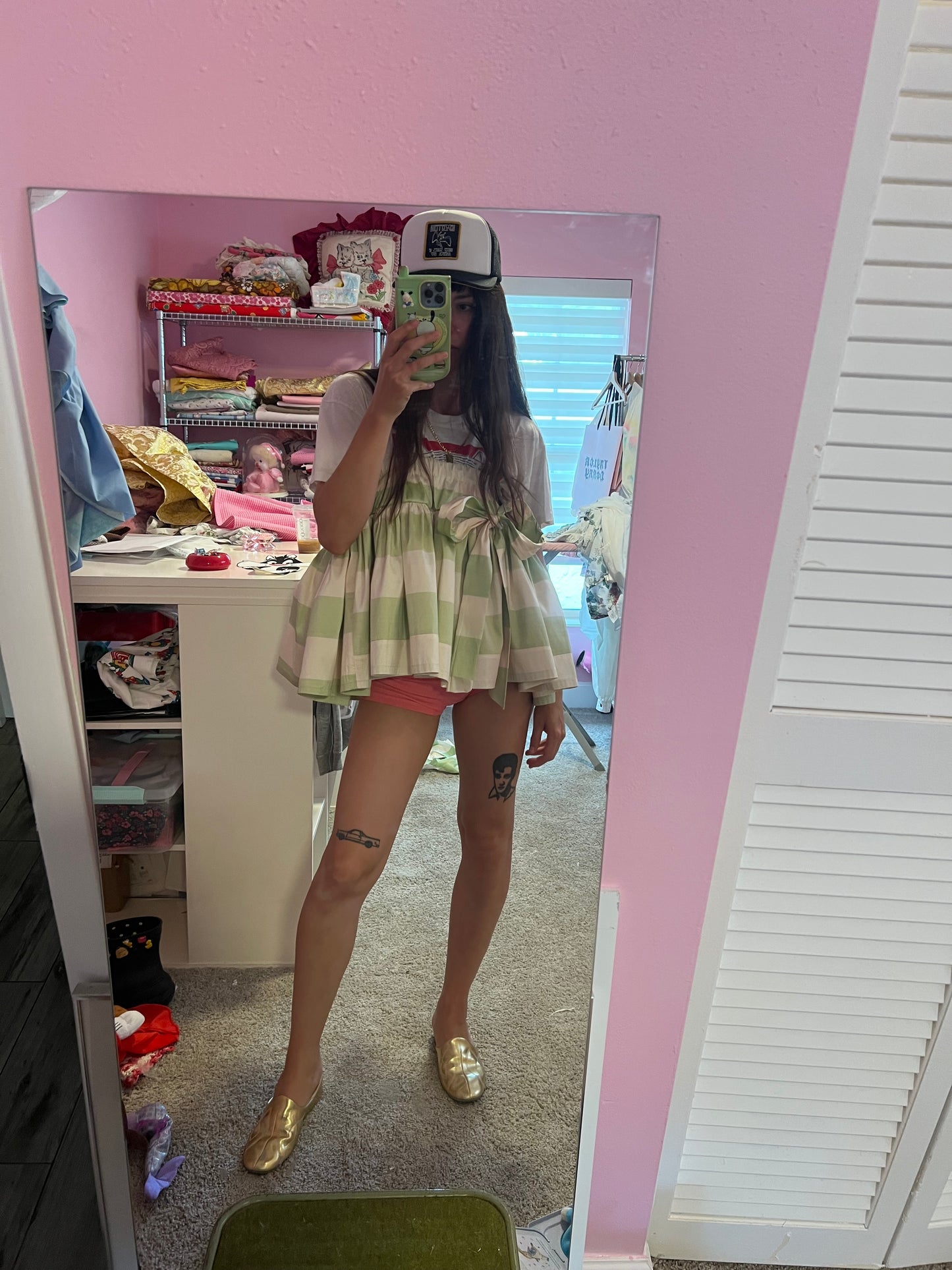 The summer skirt in minty