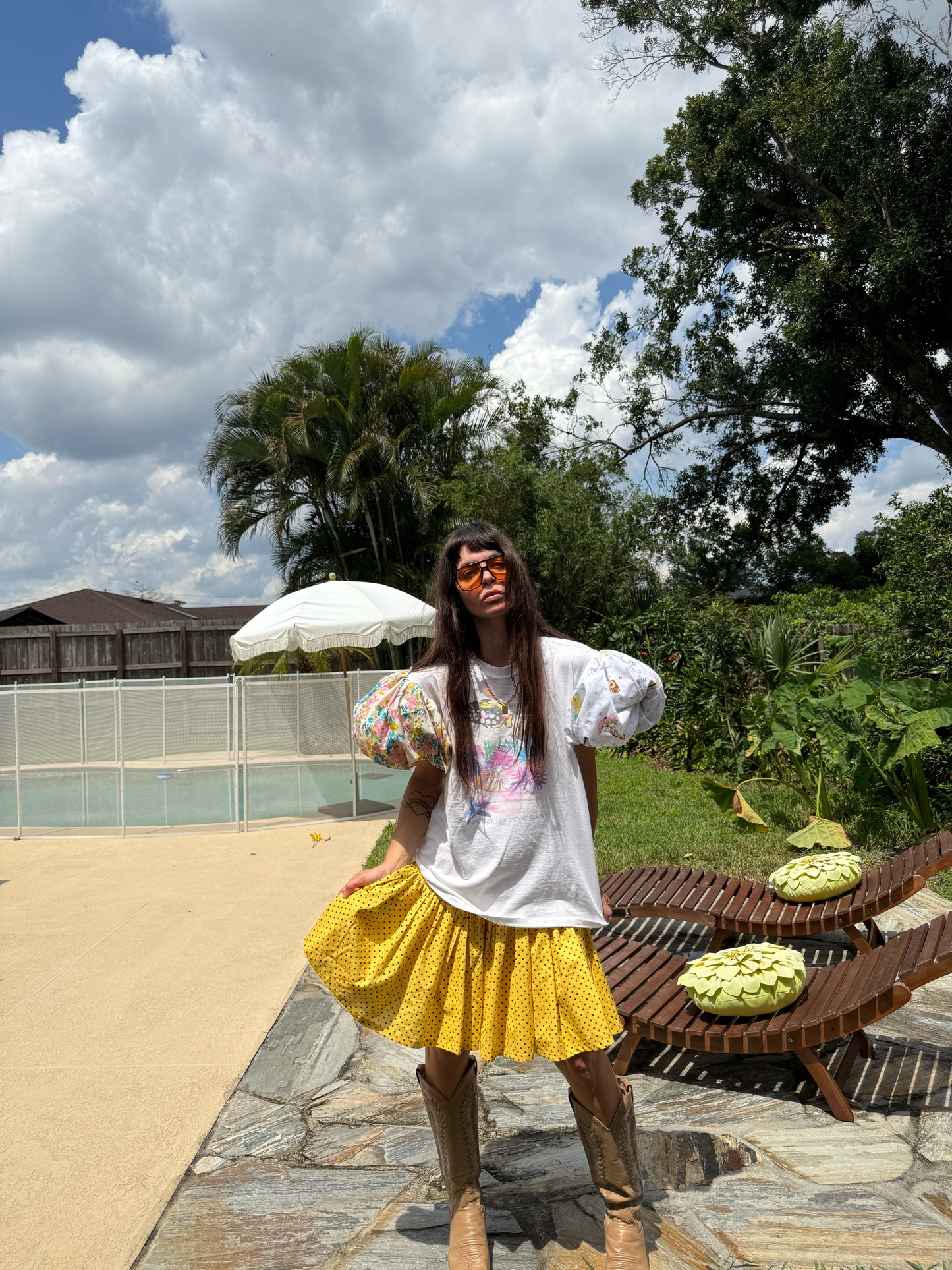 The puff tshirt in coral reef