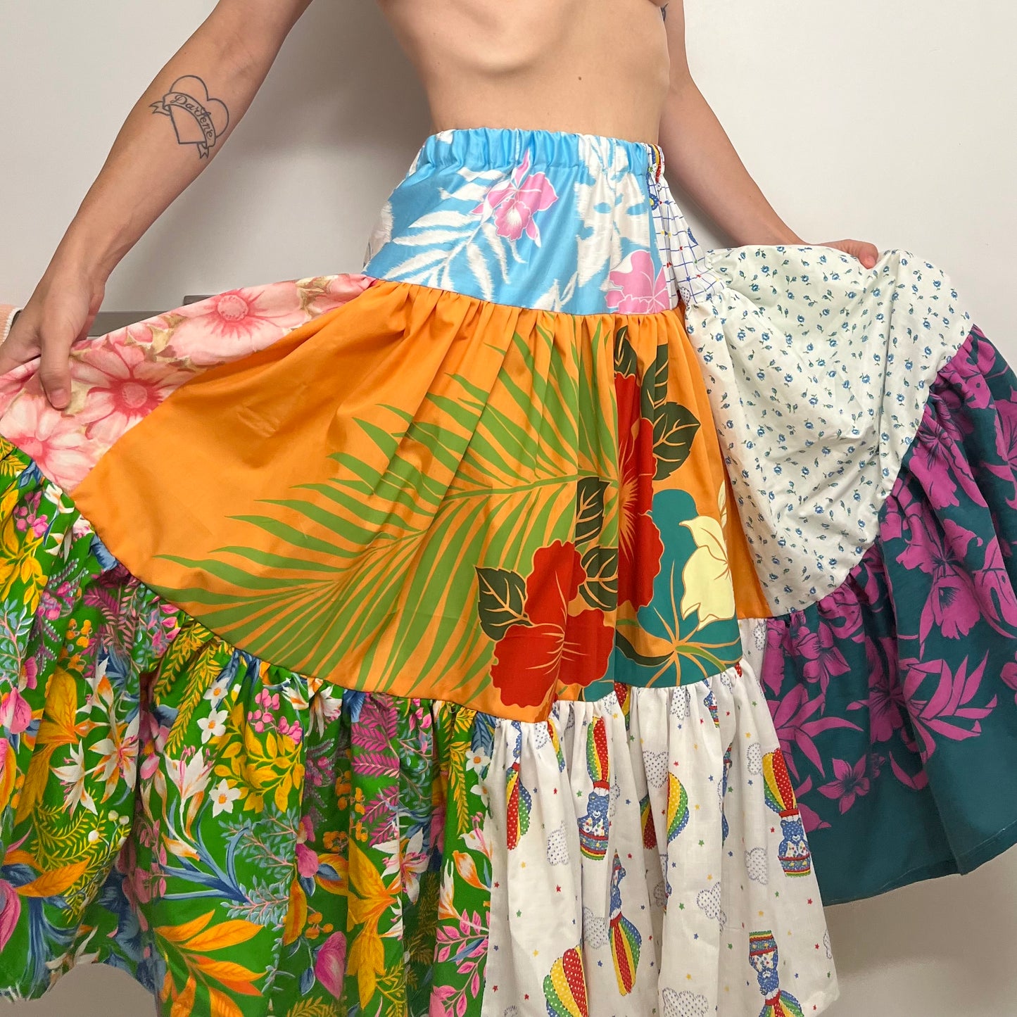 The Vivienne skirt in tropical baby