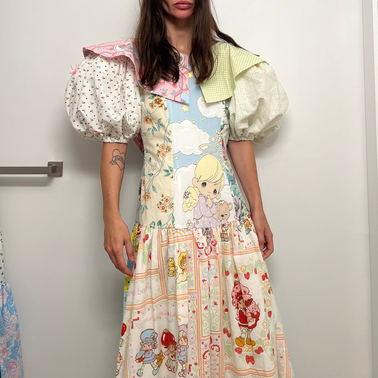 The Olga Dress in angel baby