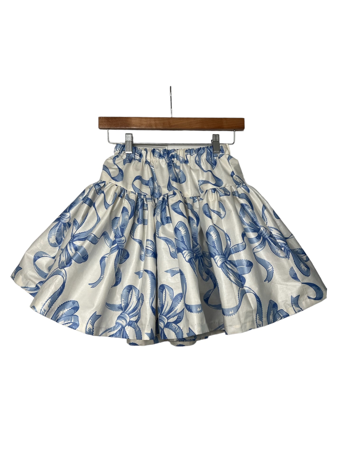The Summer skirt in blue ribbon