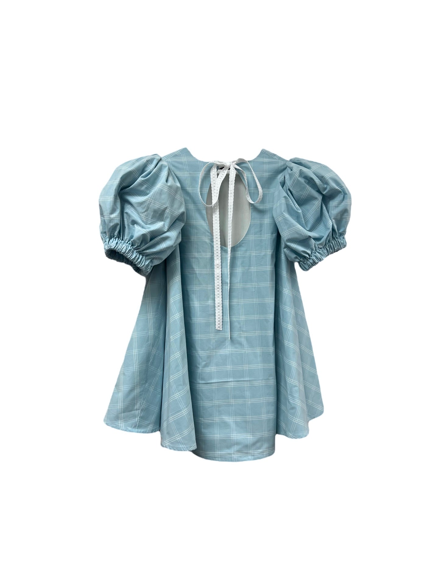 The Sophia Dress in little boy blue