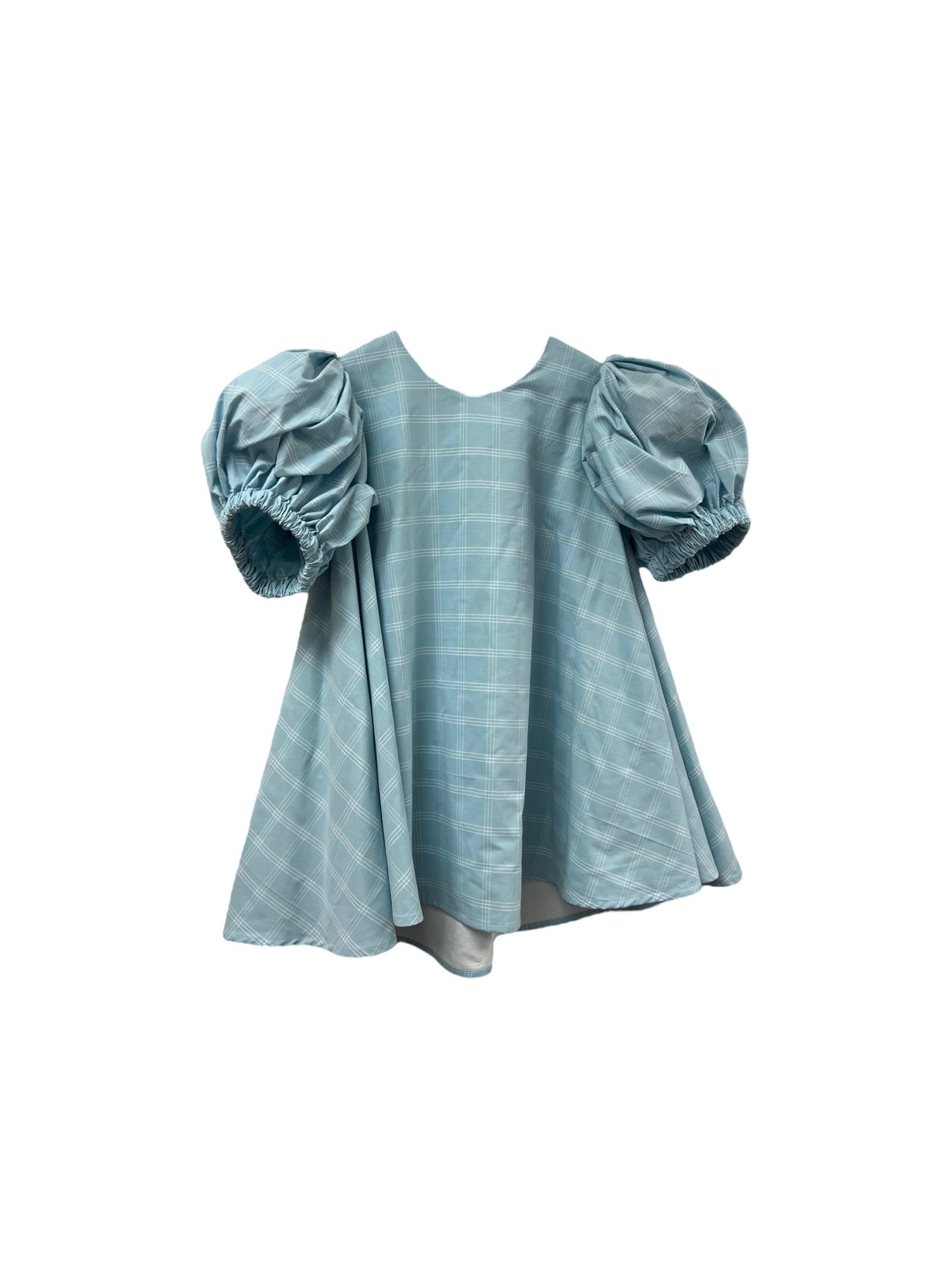The Sophia Dress in little boy blue