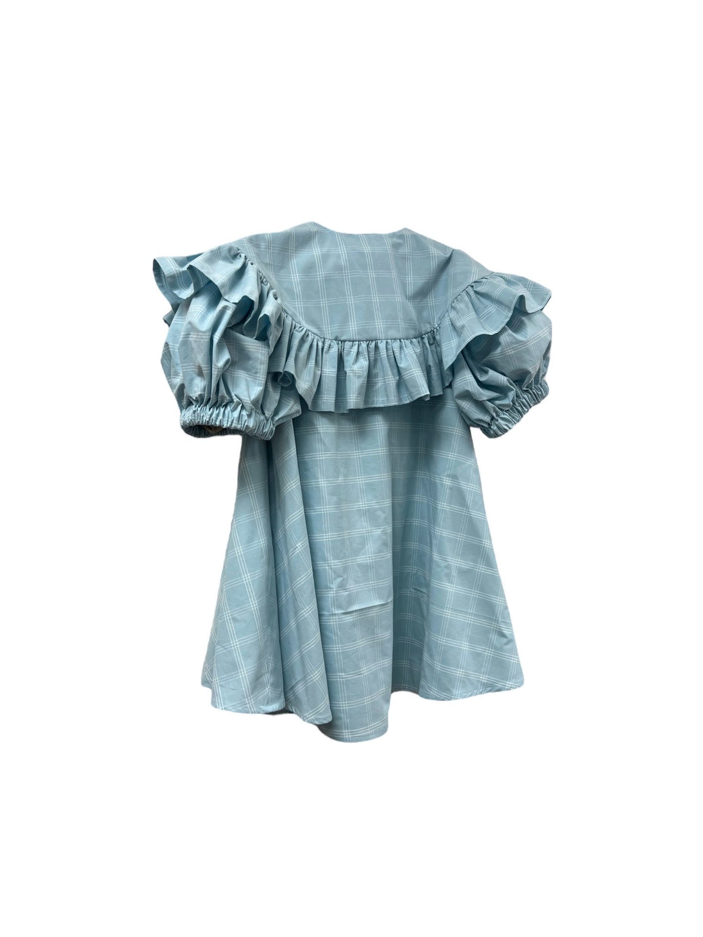 The Sophia Dress in little boy blue
