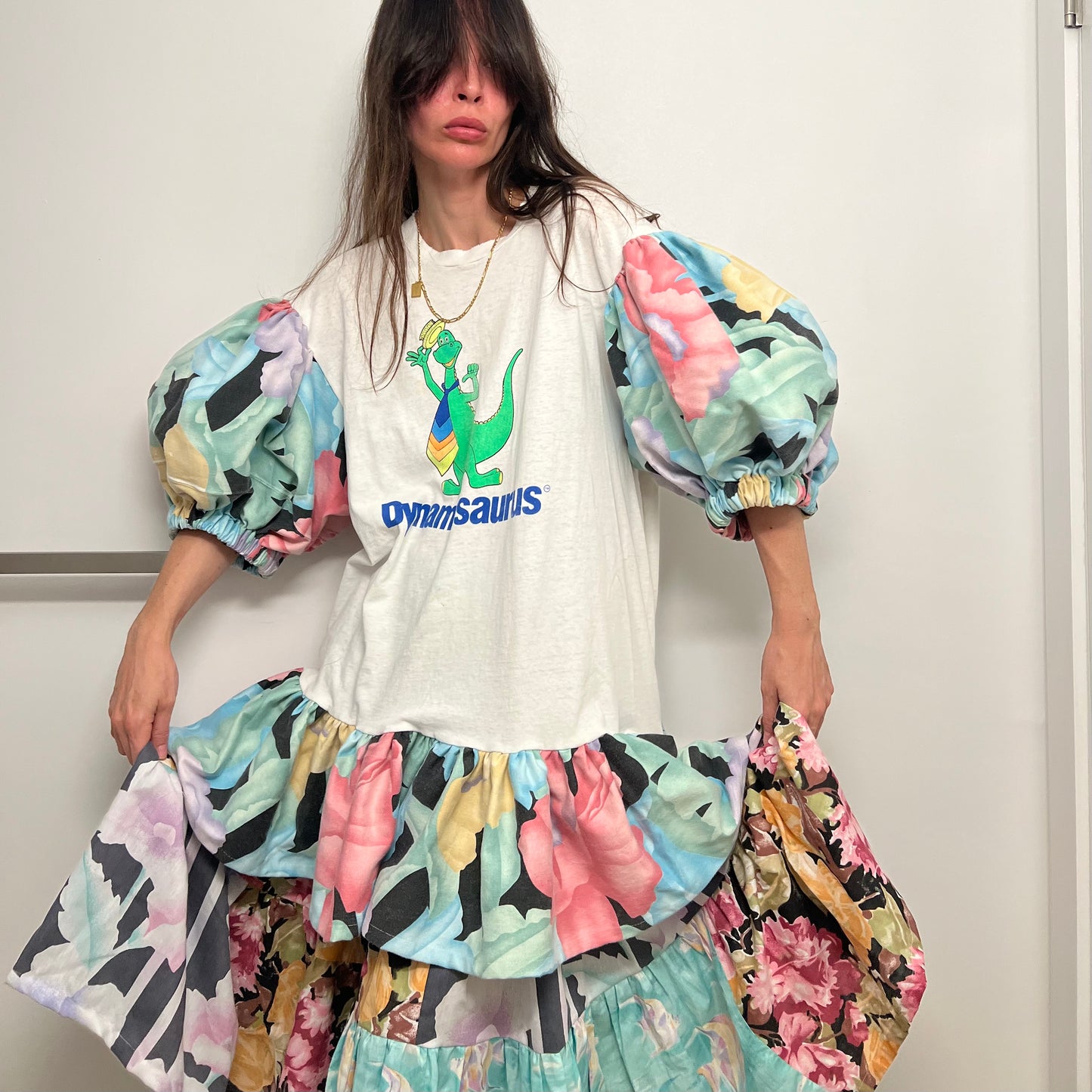 The sleep shirt dress in dino