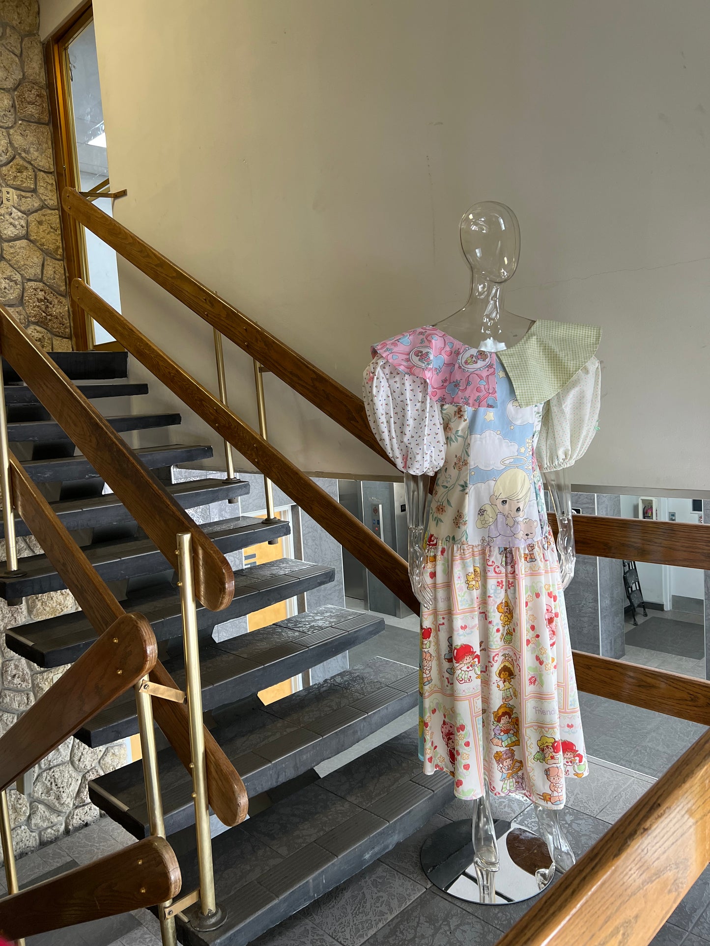 The Olga Dress in angel baby