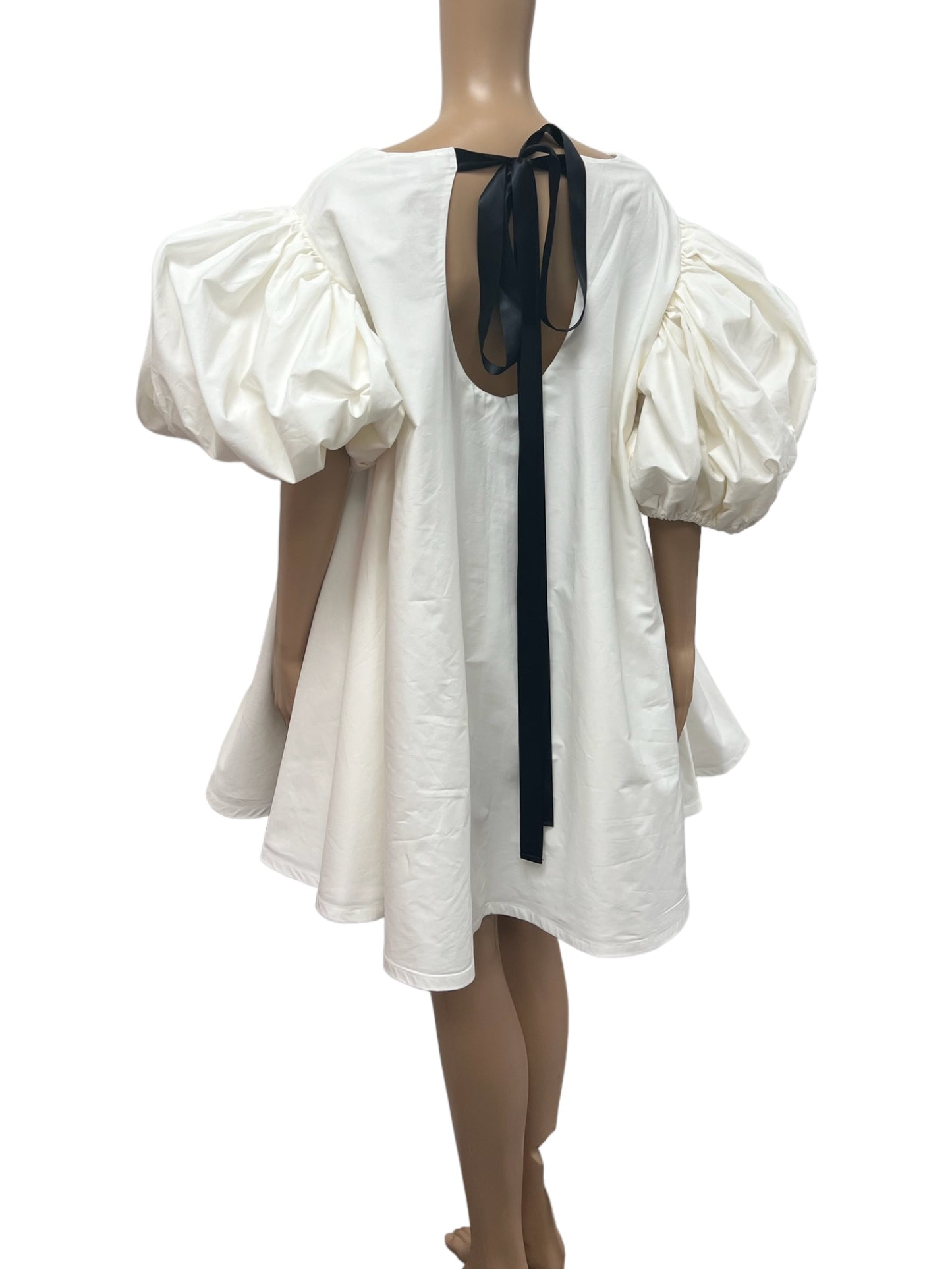 The Sophia Dress Sample in off-white