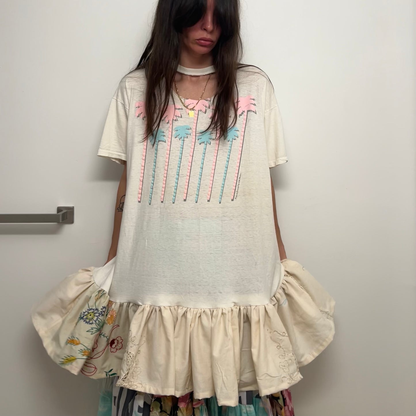 The sleep shirt dress in Palm Sunday