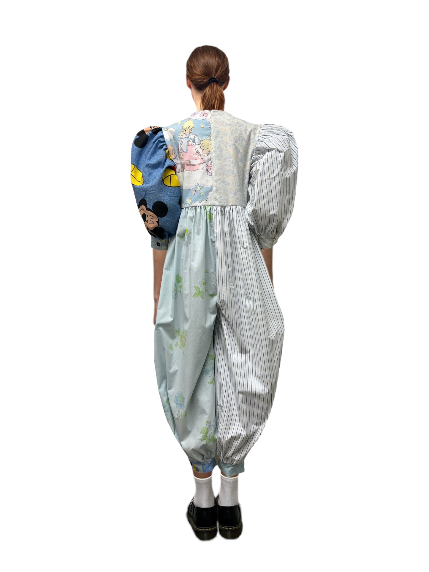 The Amelia jumpsuit in custom blues