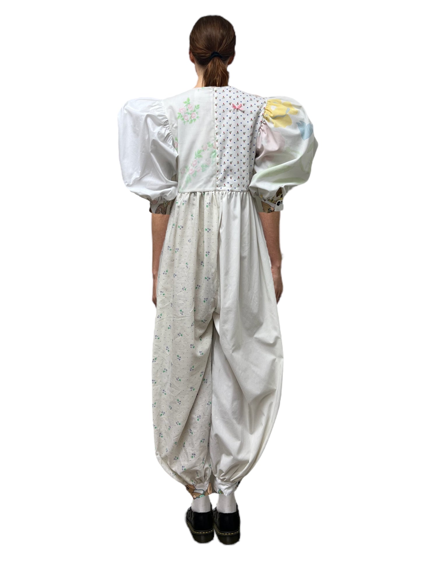 The Amelia jumpsuit in custom ivory