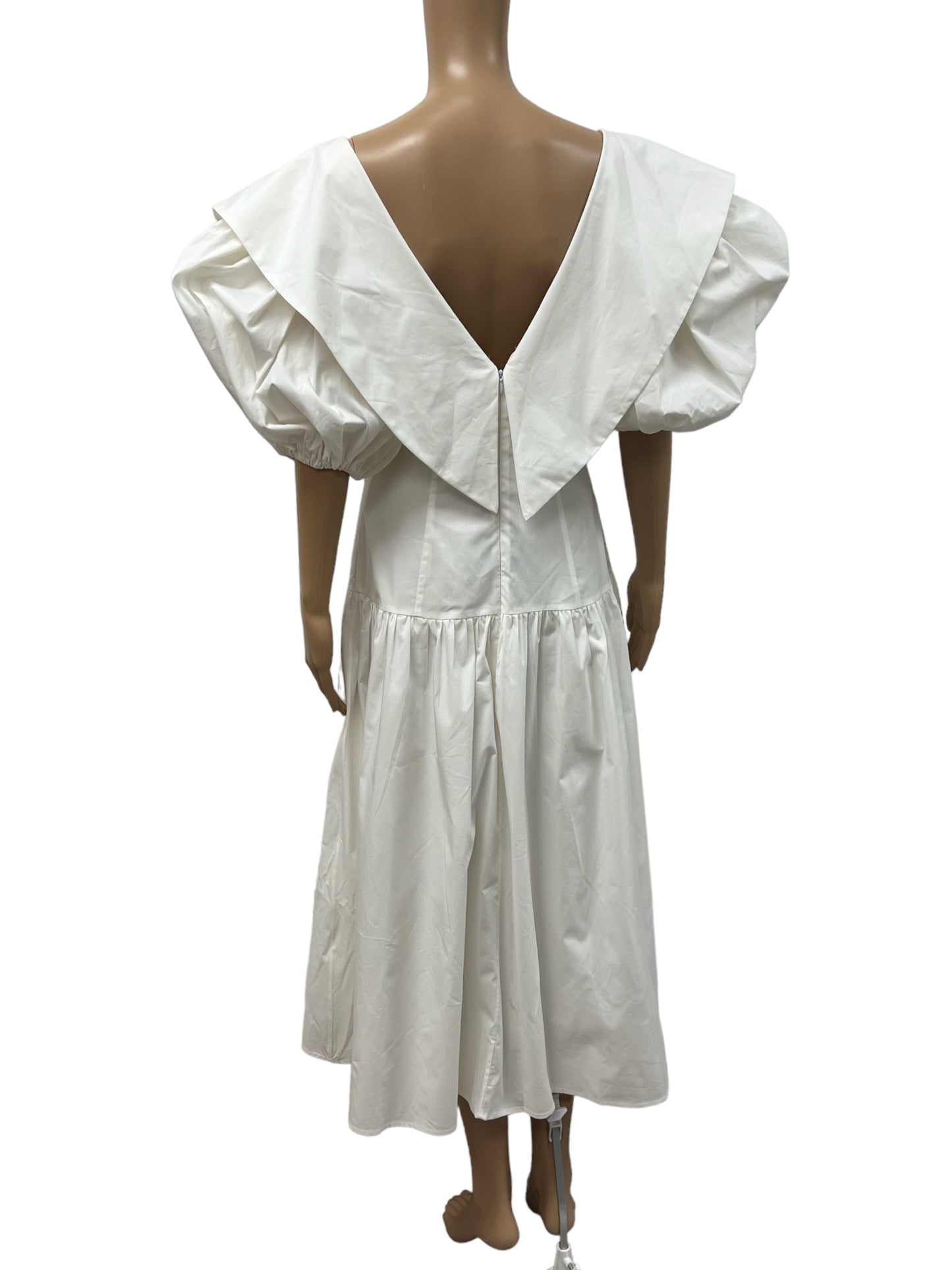 The Olga Dress Sample in off-white