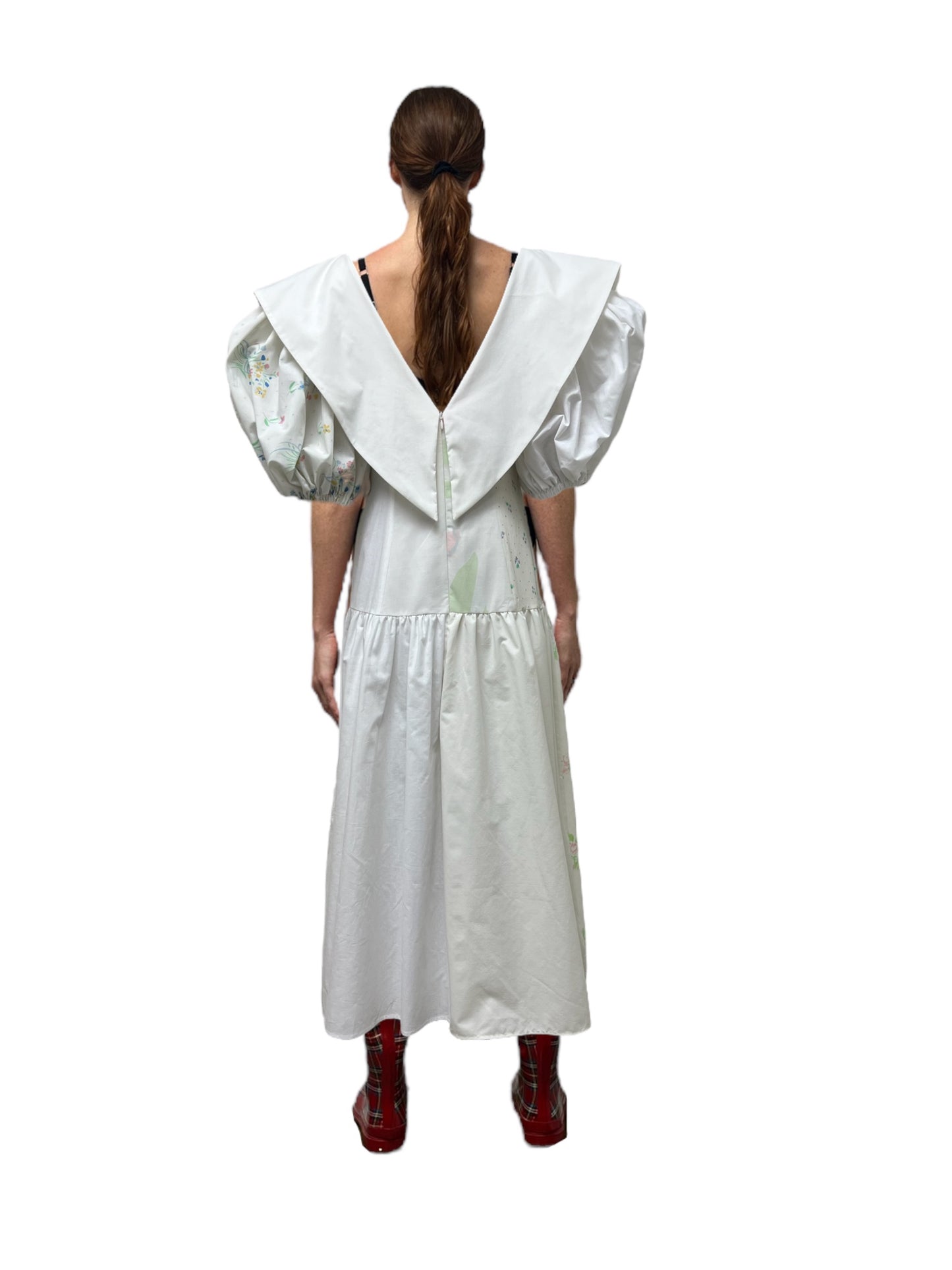 The Olga dress in custom ivory