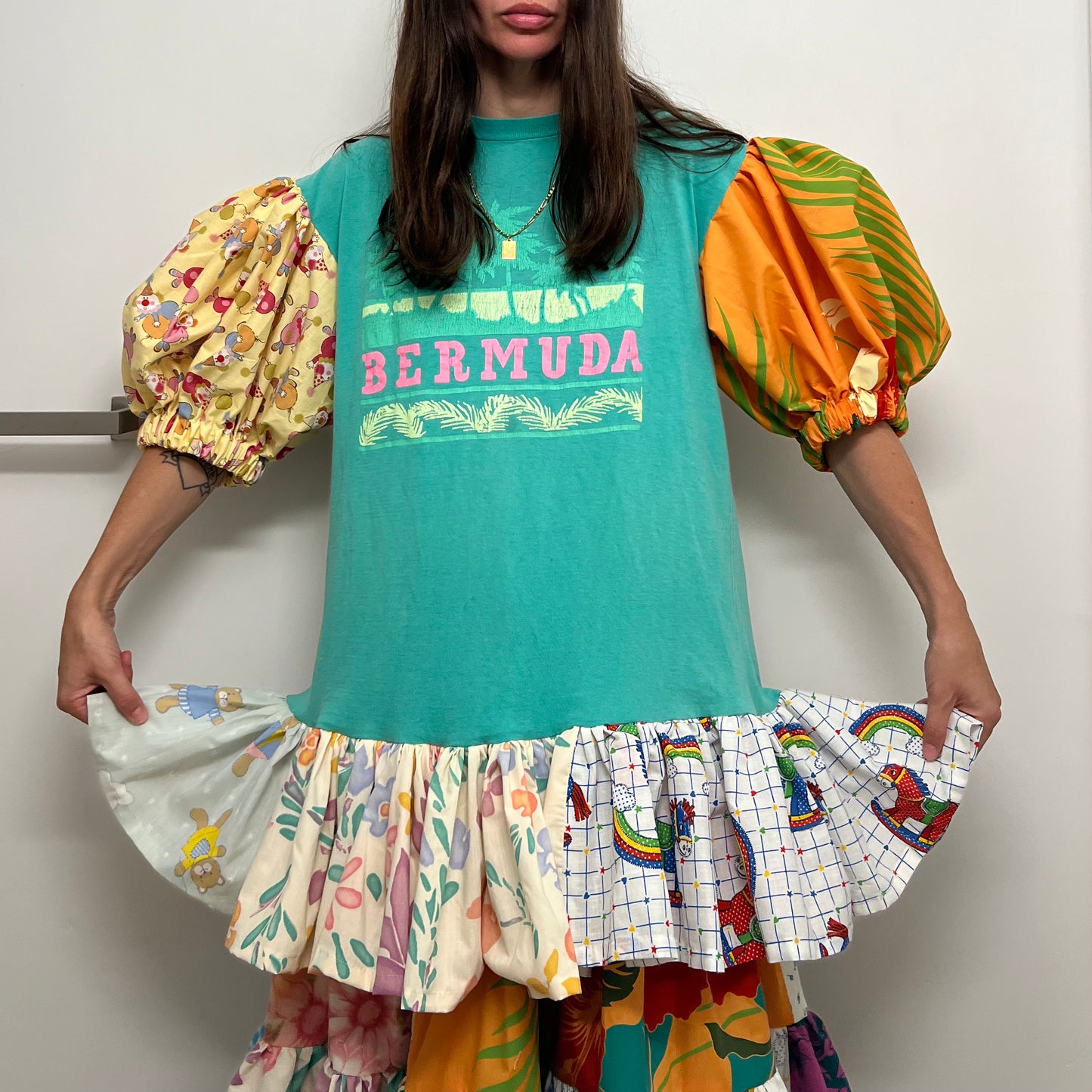 The sleep shirt dress in Bermuda