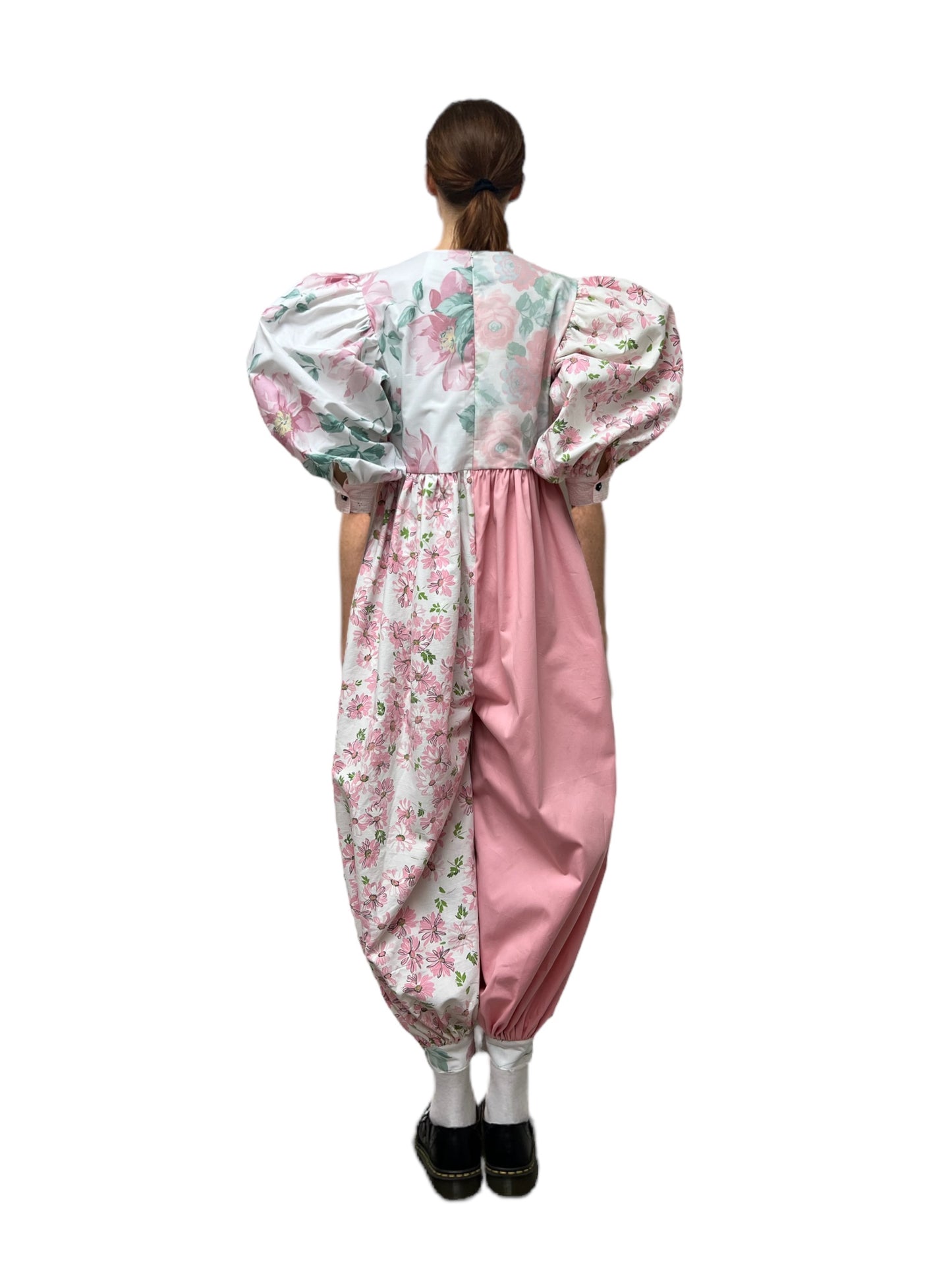 The Amelia jumpsuit in custom pinks