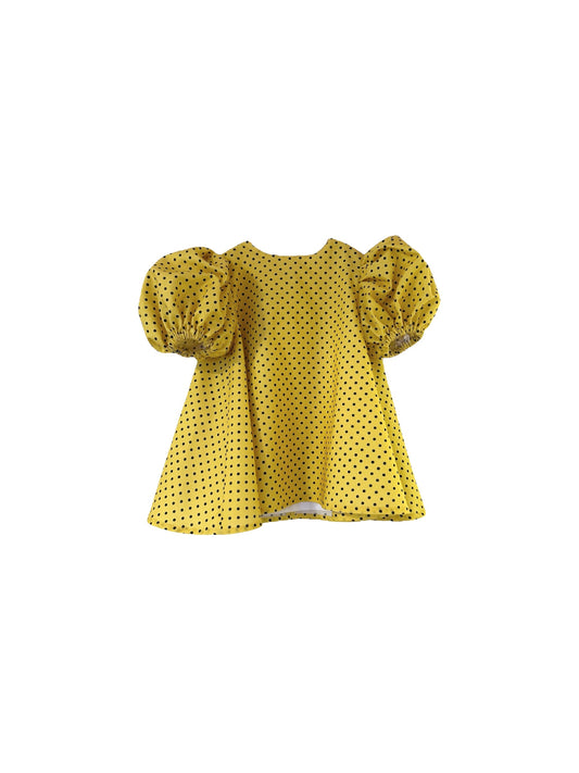 The little miss Sophia dress in bumblebee