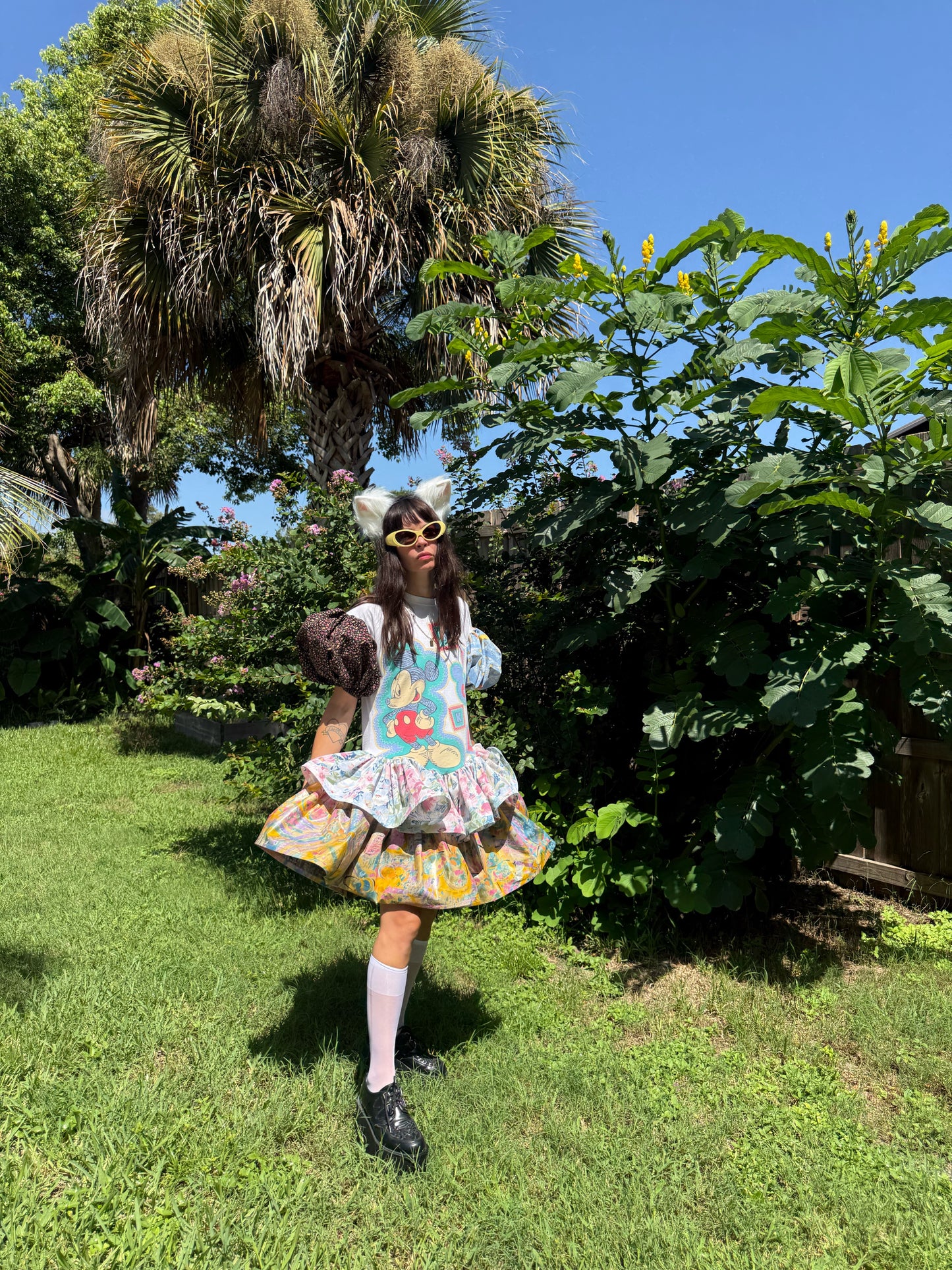 The summer skirt in electric daisy