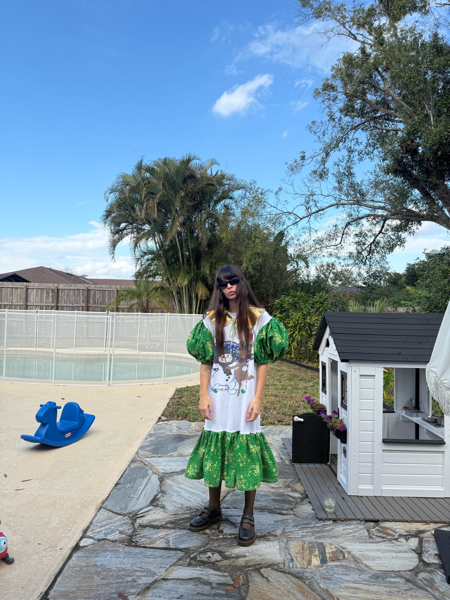 The sleep shirt dress in Snowden