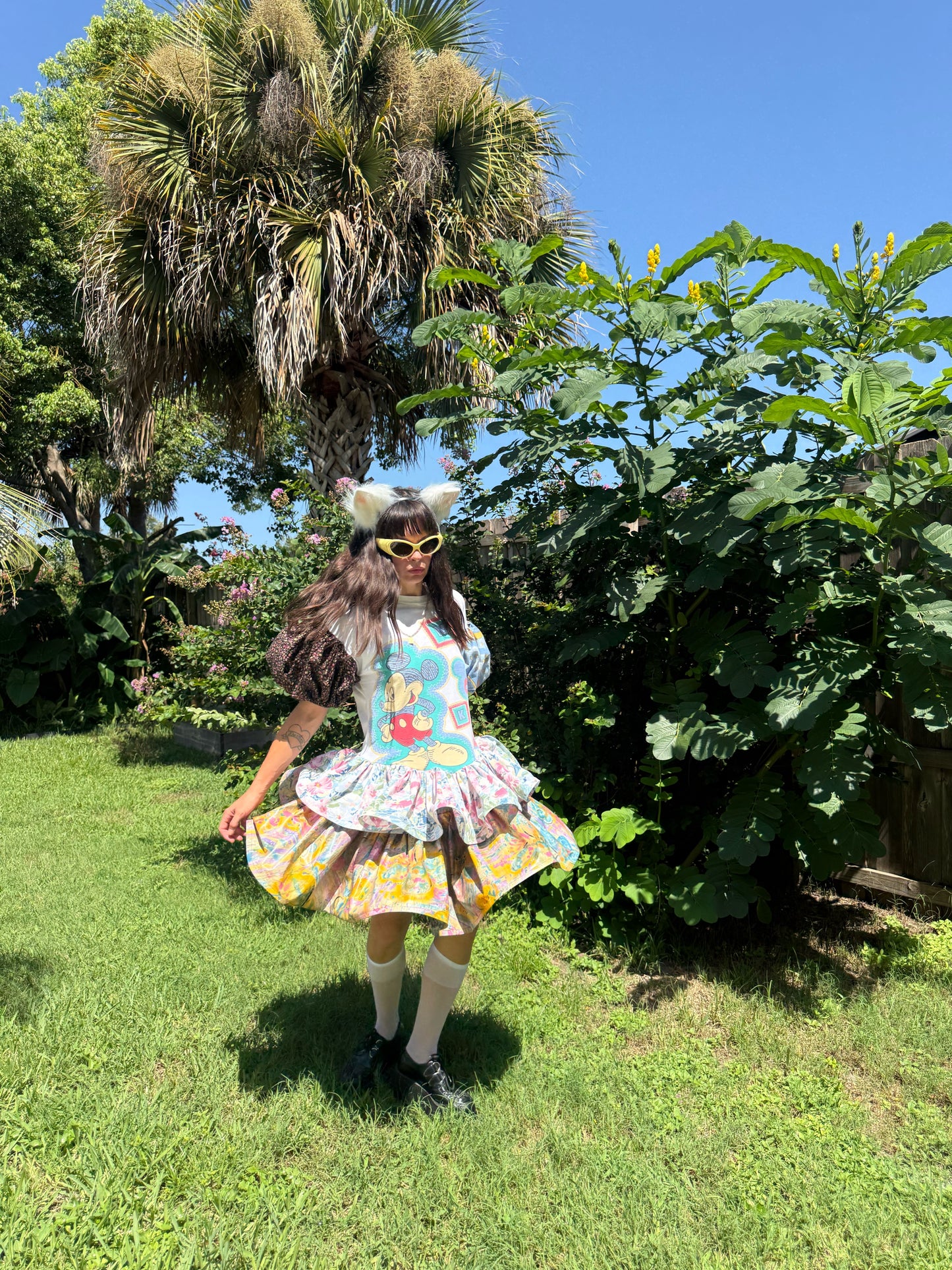 The summer skirt in electric daisy