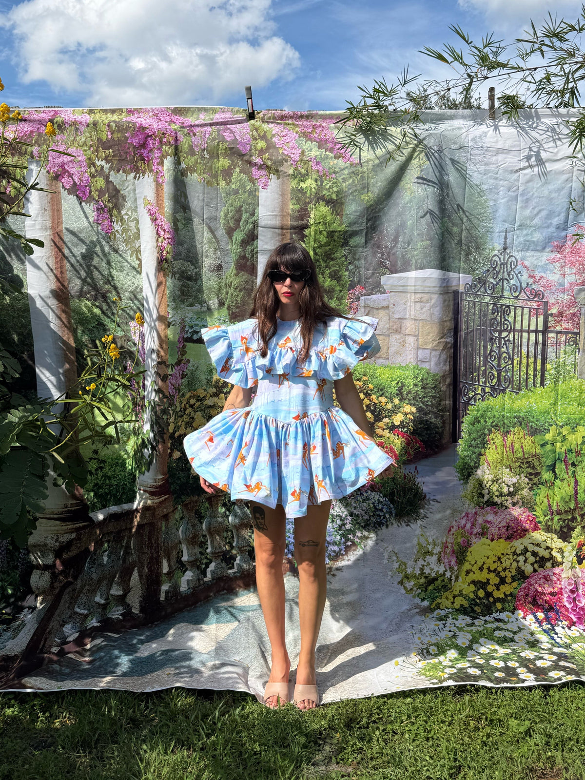 The Maetta dress in Bambi
