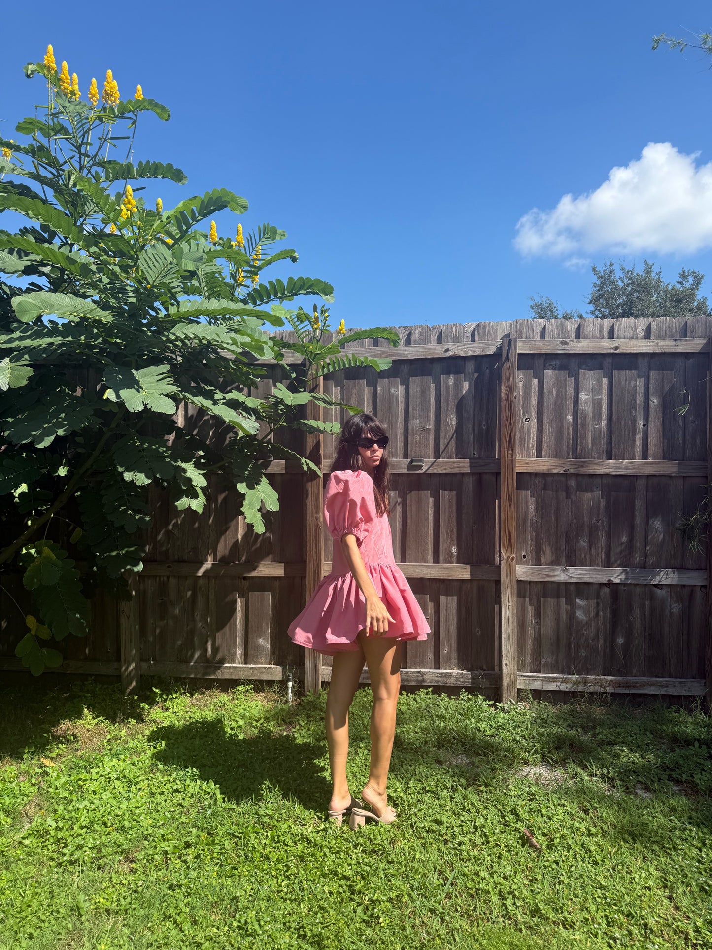 The Maetta dress in rose