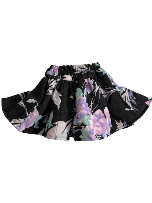 The summer skirt in purple peony