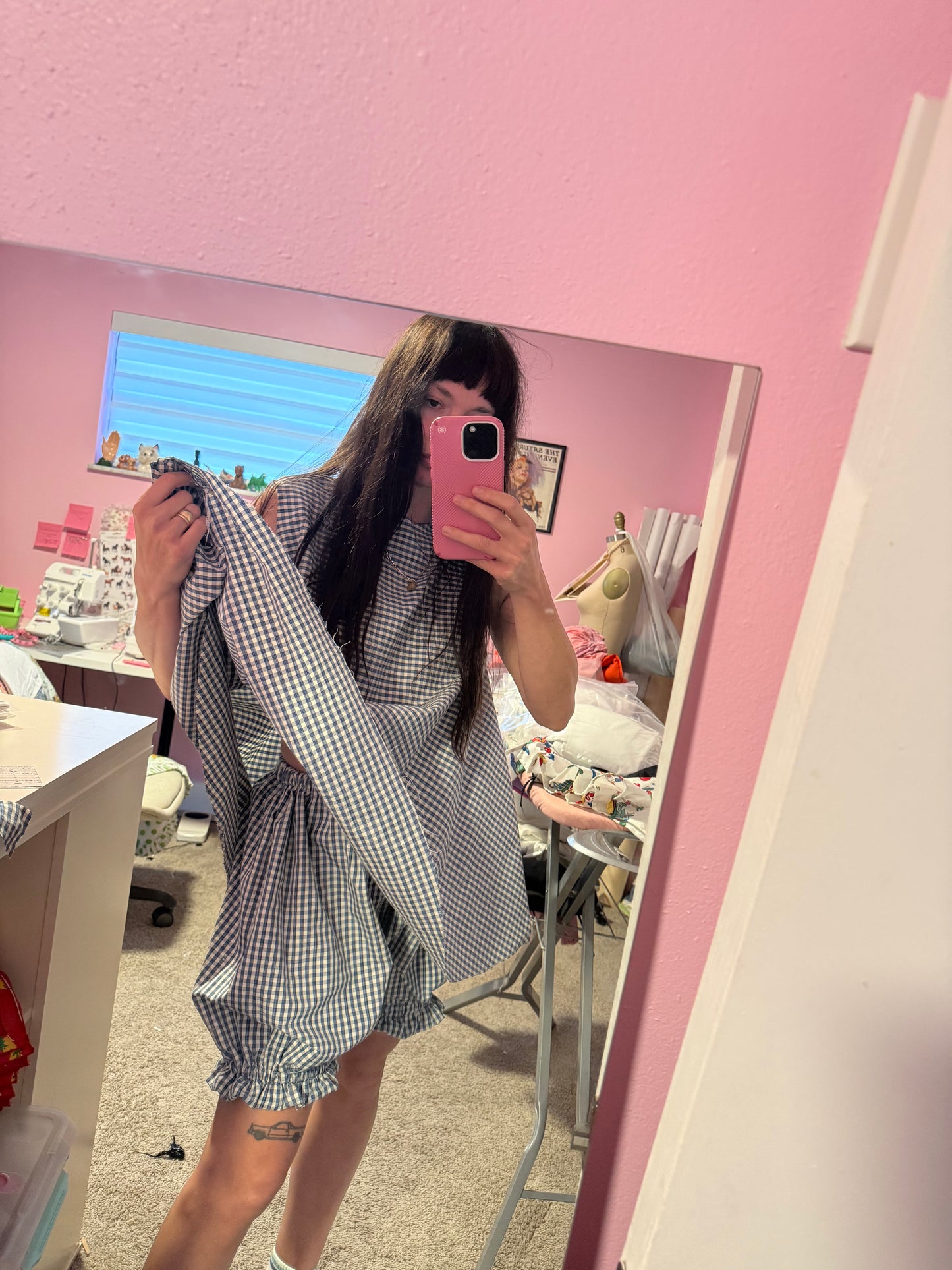 The Penelope bloomer set in boxer shorts