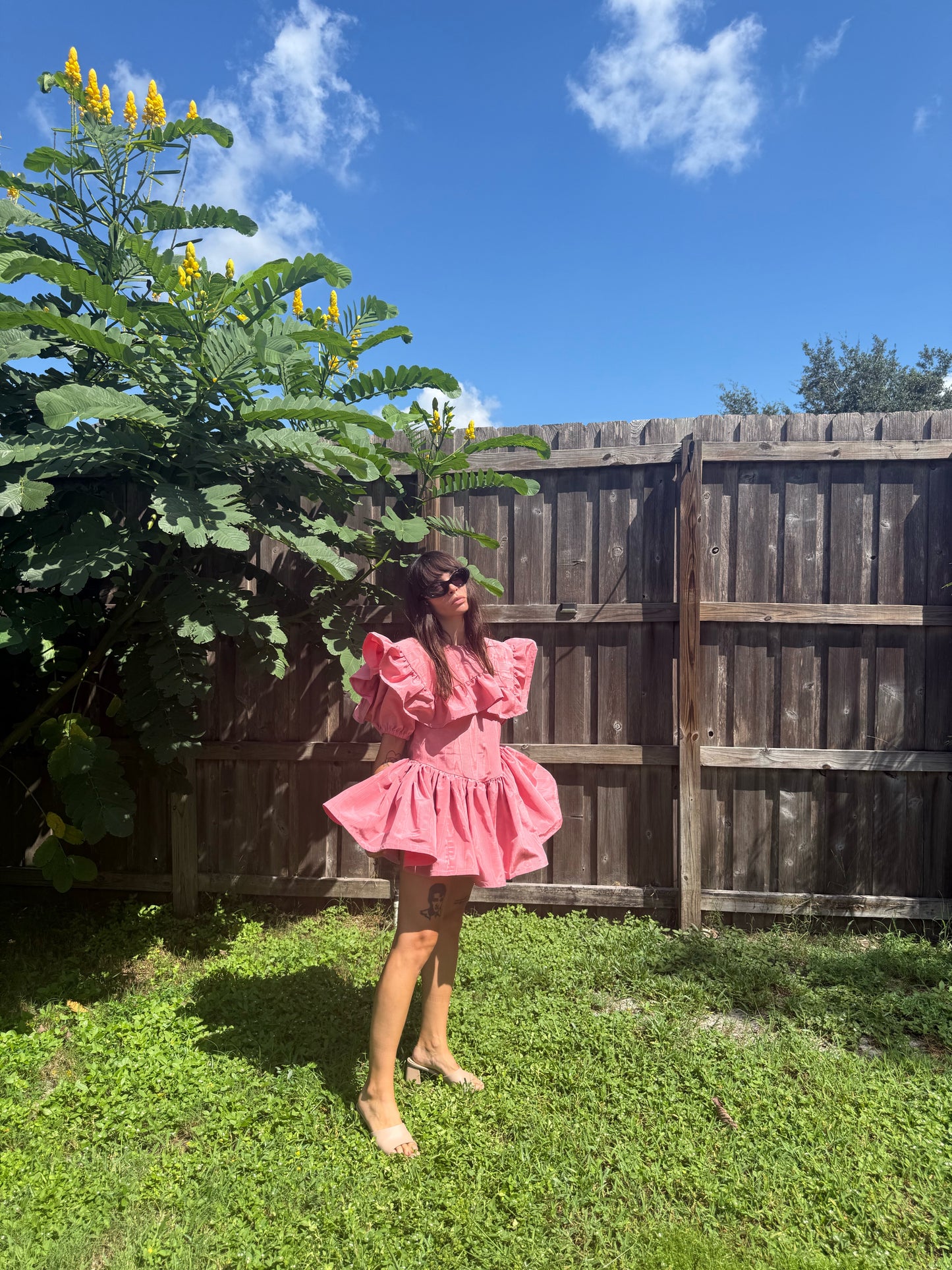 The Maetta dress in rose