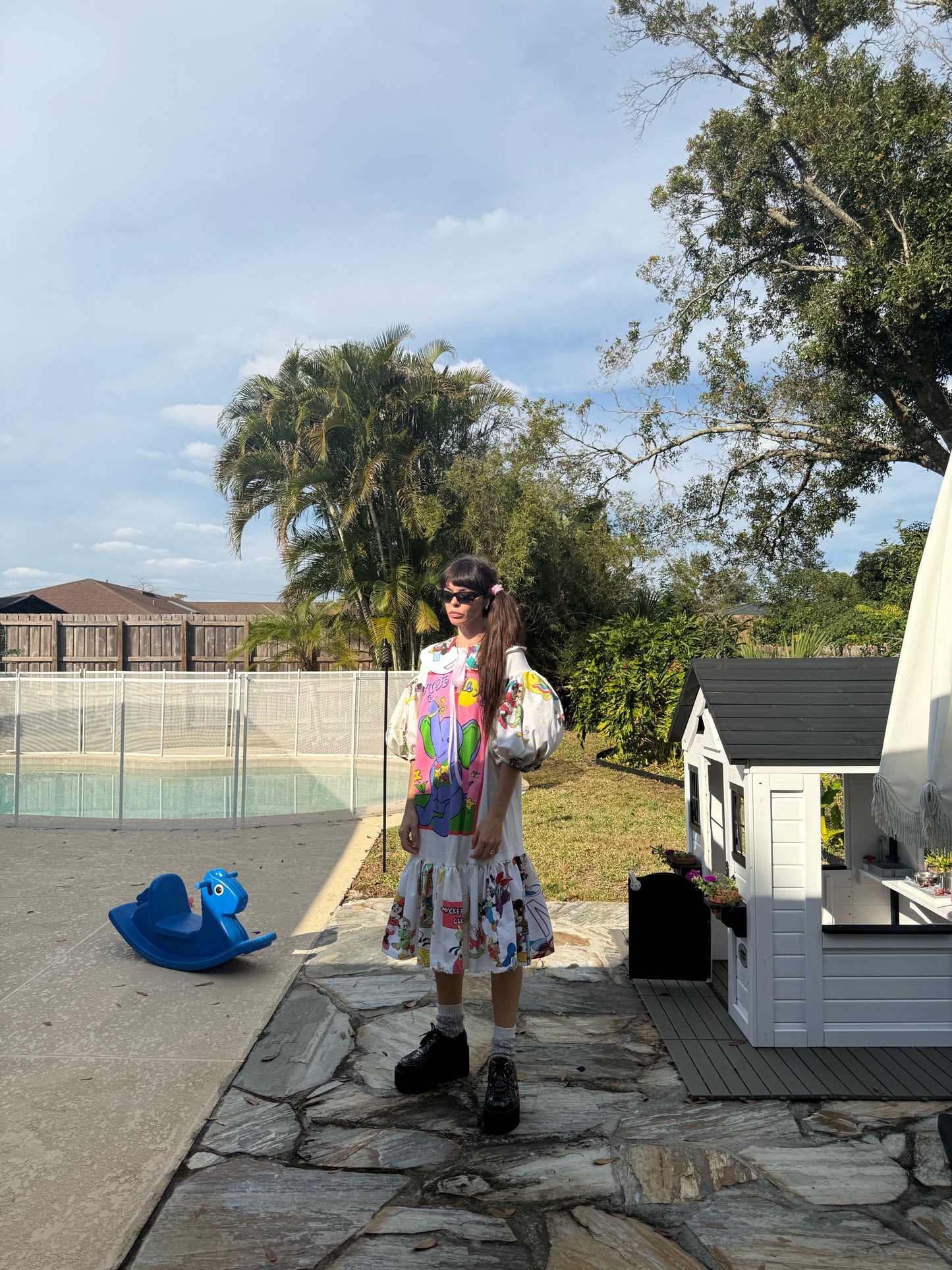 The sleep dress 2.0 in forget me not