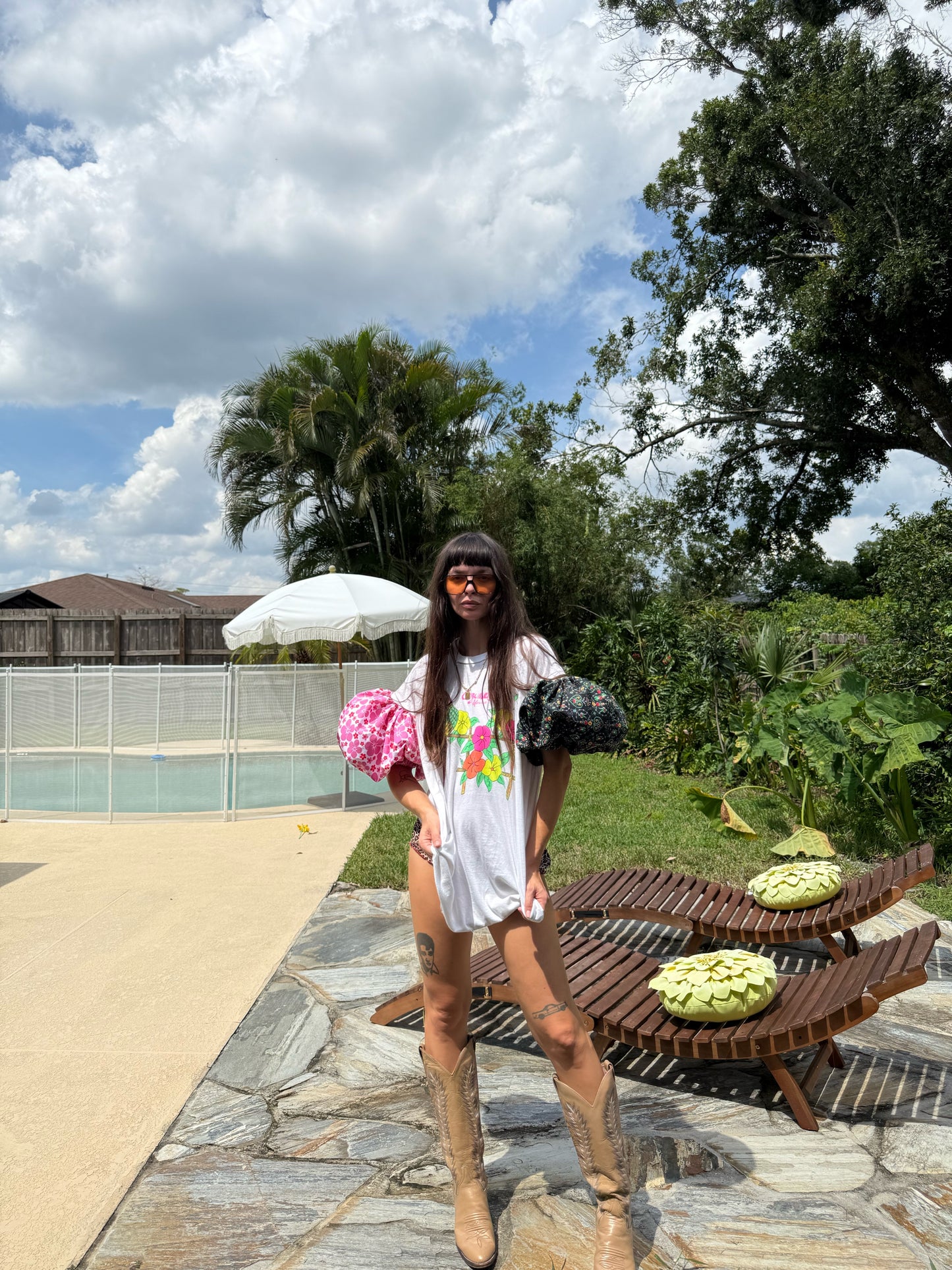 The puff tshirt in Cozumel