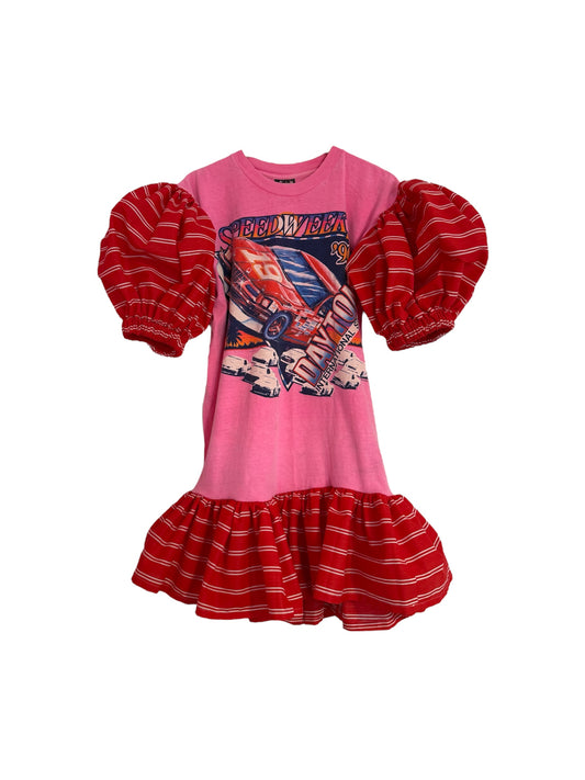 The sleep shirt dress in hot pink