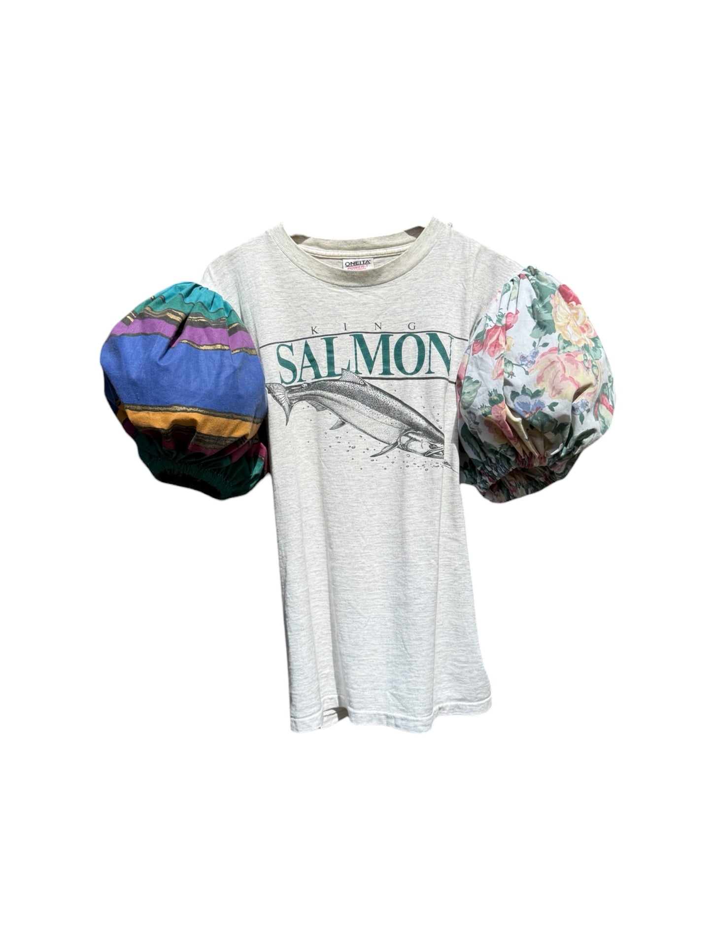 The puff tshirt in salmon