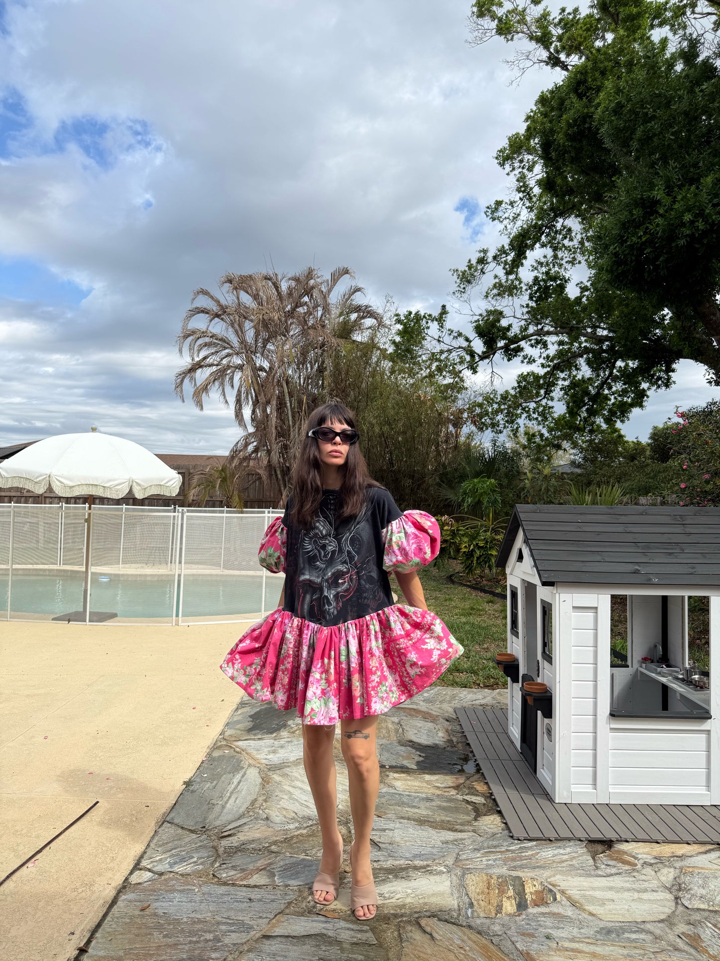 The sleep shirt dress 3.0 in dragon skull