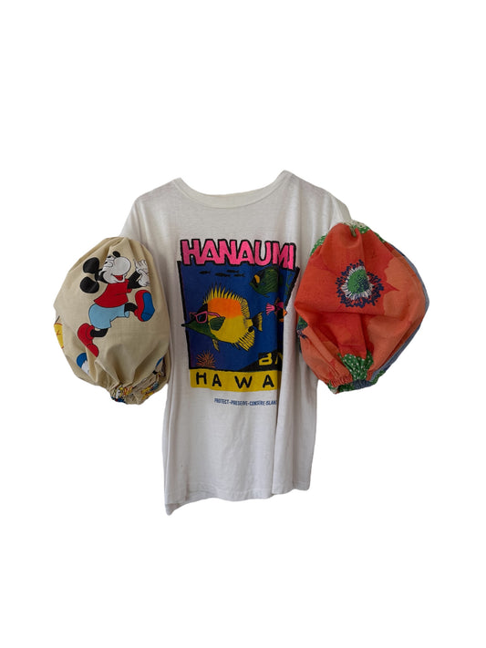 The puff tshirt in Hanauma Bay