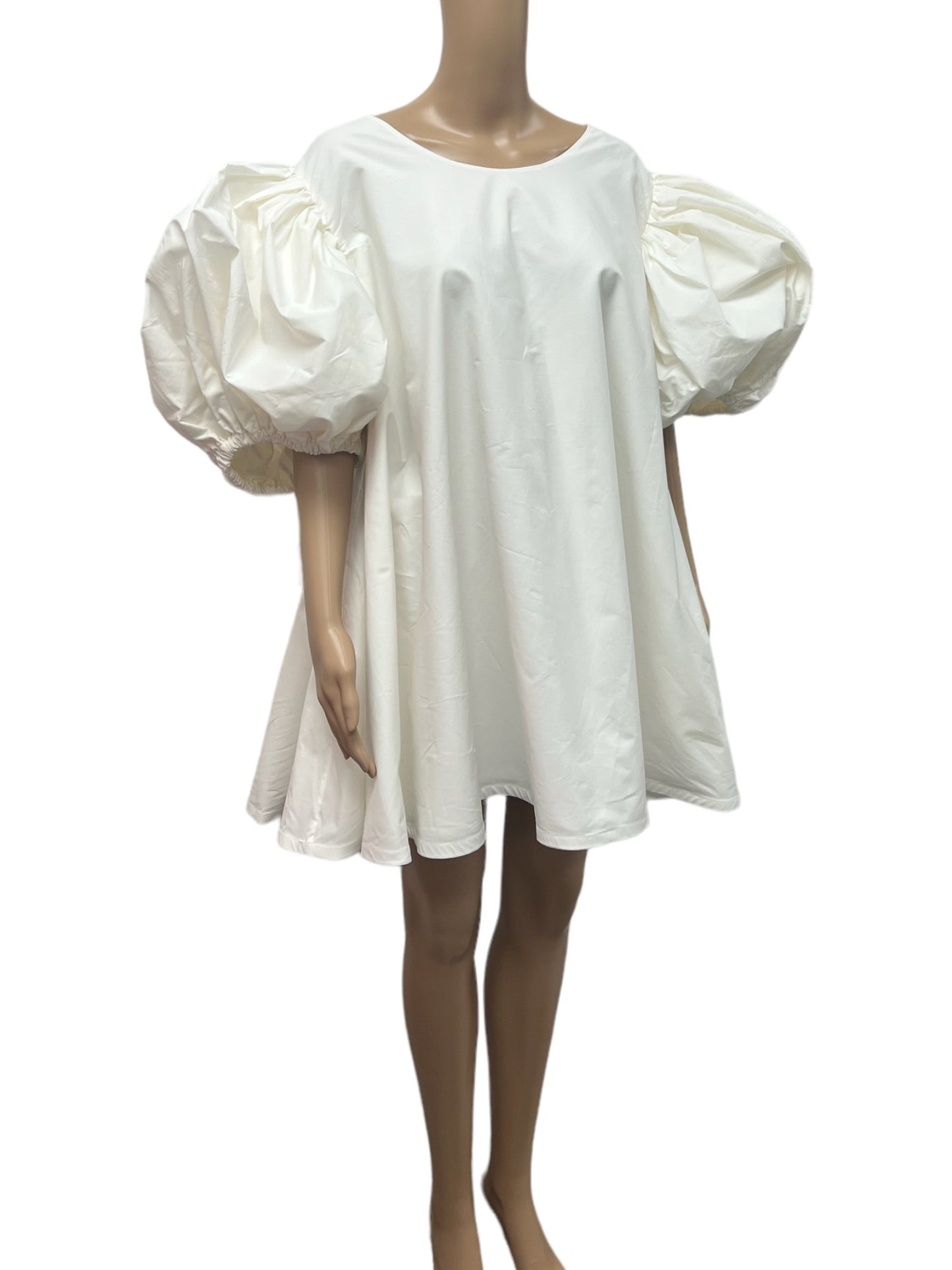 The Sophia Dress Sample in off-white