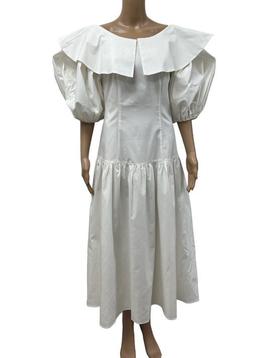 The Olga Dress Sample in off-white